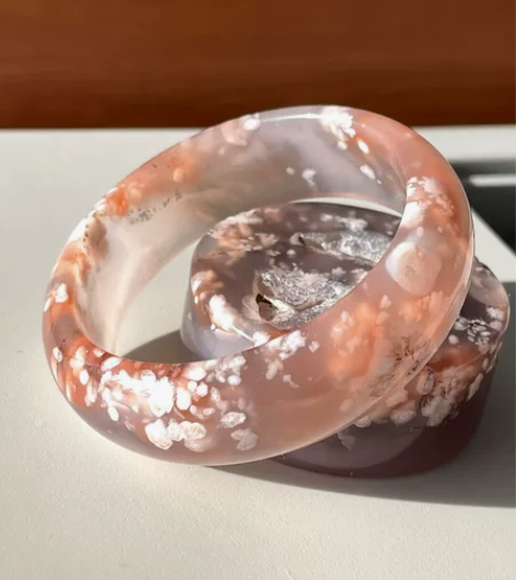 灰冰底飘牛血红满花套镯～～～～～～～～～全...