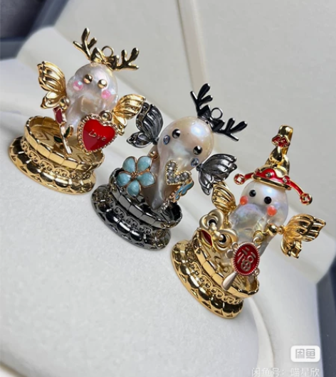 巴洛克阿飘摆件 自己做了一个系列“爱神”“...