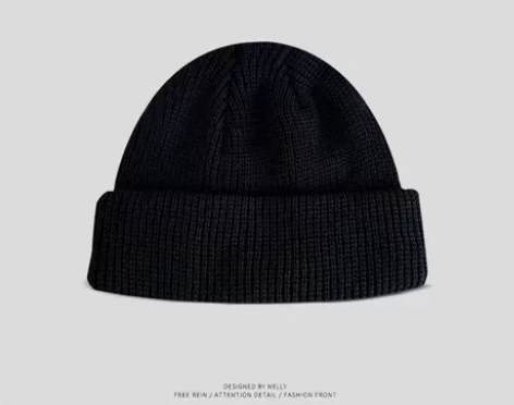 ins针织毛线帽子男流氓雅痞瓜皮帽秋冬韩潮...