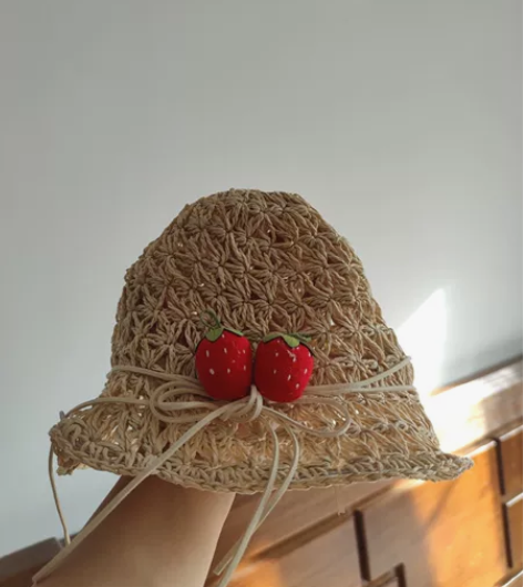 两个新的女宝夏天草帽,头围52,需要联系,...