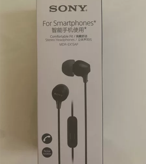 Sony/索尼MDR-EX15AP入耳式耳...