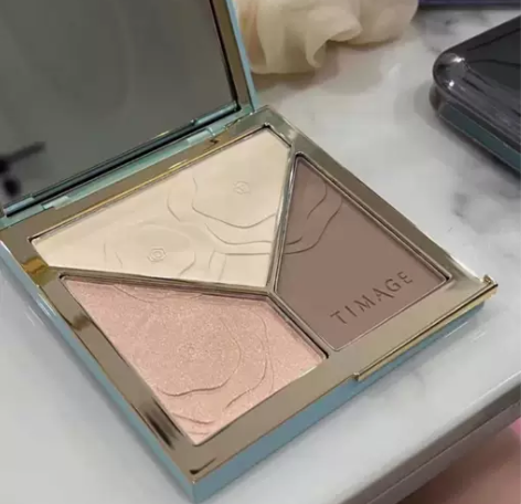 彩棠TIMAGE大师高光修容三色一体盘 新...