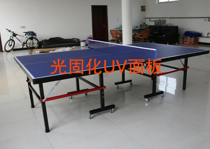 闲置乒乓球桌可折叠家用式标准室内室外台板带...