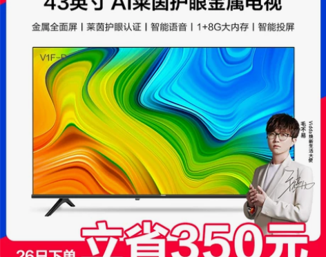 海信Vidda 43V1F-R 43英寸金...