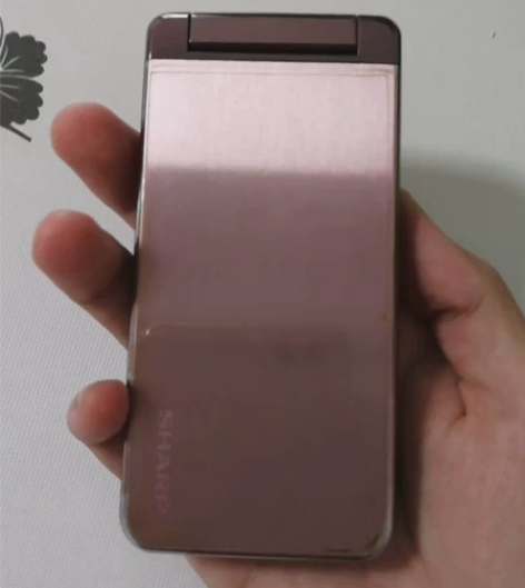 夏普中文版手机Sharp翻盖机粉色SH60...