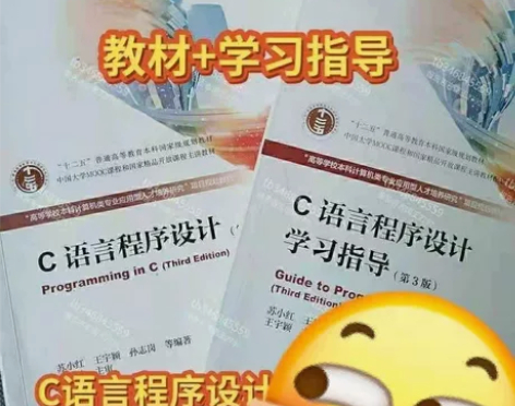 二手C语言程序设计教材+学习指导 第三版苏...