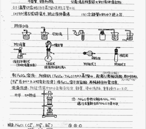 高中化学理科手写笔记！！！没有比这个更详细...