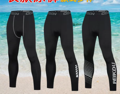 泳衣上衣男士长泳裤长款冲浪泳衣男套装冬泳保...