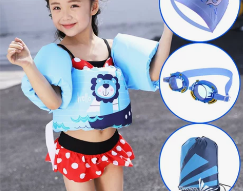 儿童游泳装备浮力手臂圈游泳圈宝宝背心3-6...