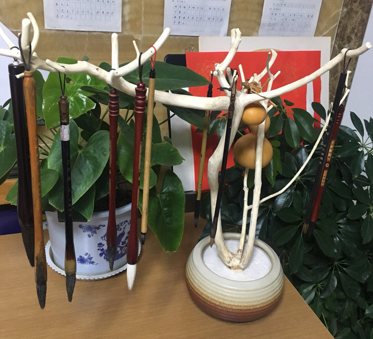 自制创意毛笔架,标价不是卖价,价格私聊!非...