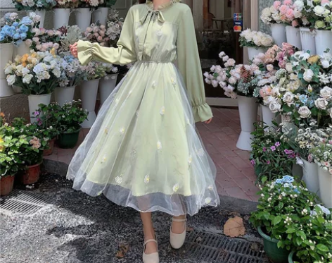 仙气森系仙女裙女长裙裙子超仙公主连衣裙