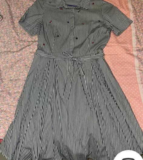 ELAND衣恋时尚女甜美气质翻领收腰乖巧连...