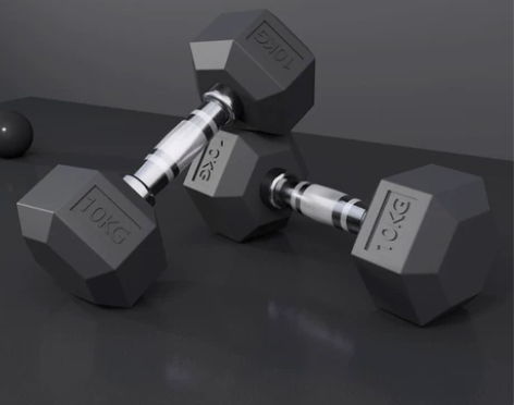 豫龙六角哑铃 健身包胶哑铃20/30公斤商...