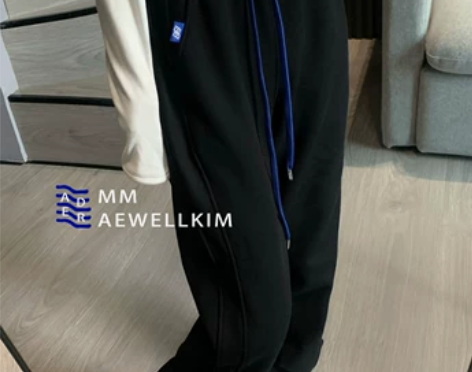 正品 ader error 加绒裤子202...