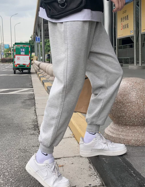 裤加绒 加厚裤子春秋款男韩版潮流休闲运动裤...