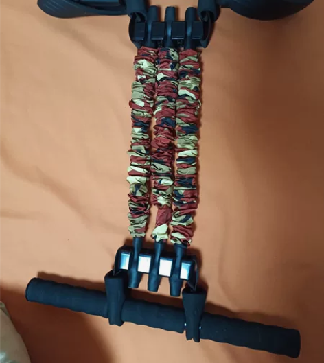 三孔拉力器弹力绳扩胸训练器材 ，练肚子健腹...