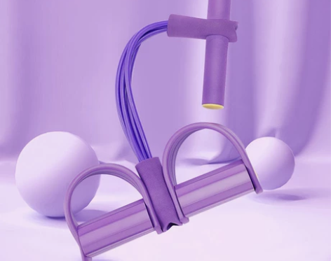 仰卧起坐辅助器脚蹬拉力器男健身带瑜伽器材家...