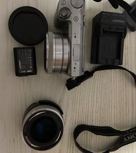 索尼SONY NEX5R 两个镜头 两个镜...