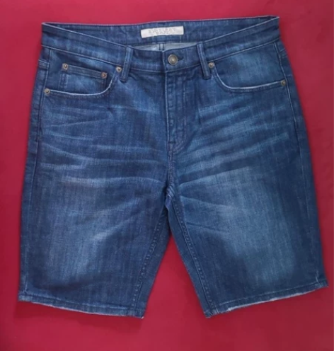 burberry巴宝莉博柏利男士牛仔短裤 ...