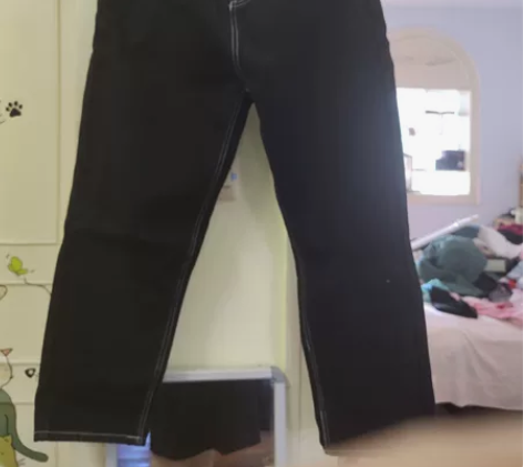 全新牛仔裤加绒男女同款XL 感兴趣的话点“...