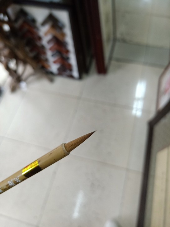 湖笔纯狼毫小楷，可写心经勾线。（锋长两公分...