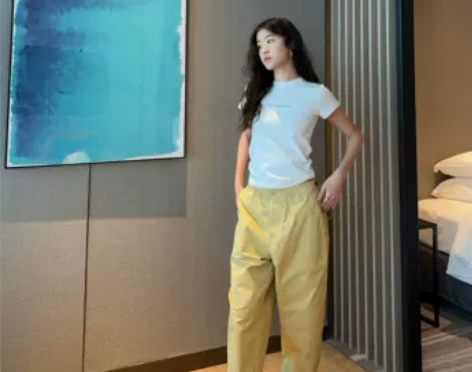 FOT2022新款VTG复古抽绳定染卡其色...