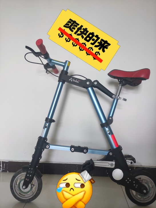 正品A-bike超小折叠自行车！(折叠后宽...