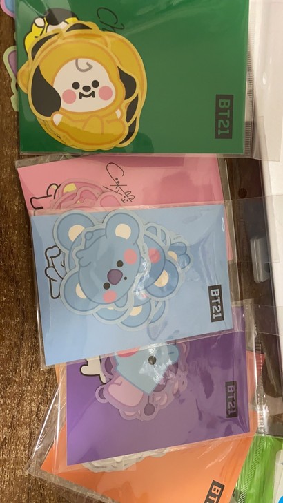 BTS防弹少年团BT21卡通婴儿贴纸 贴纸...