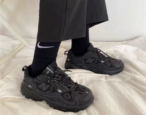 官网新百伦黑武士街拍N字老爹鞋男厚底百搭休...