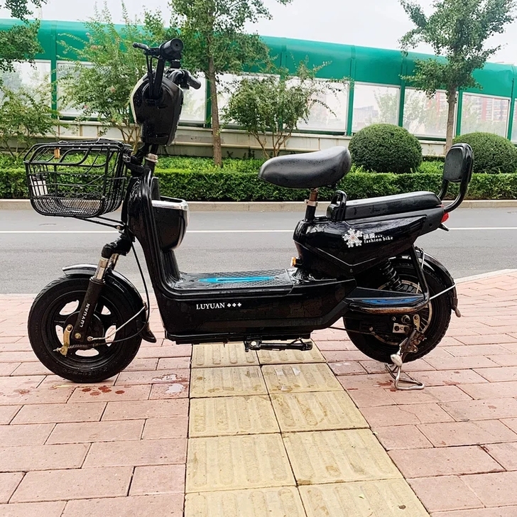 二手绿源电动车 二手家用电瓶车 买车送头盔