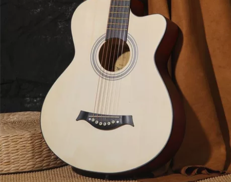 41寸单板民谣吉他初学者38寸木吉他新手入...