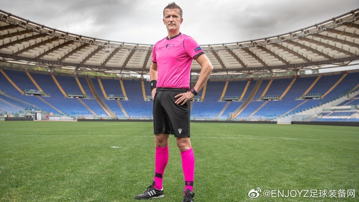2021欧洲杯macron最新款足球裁判服...