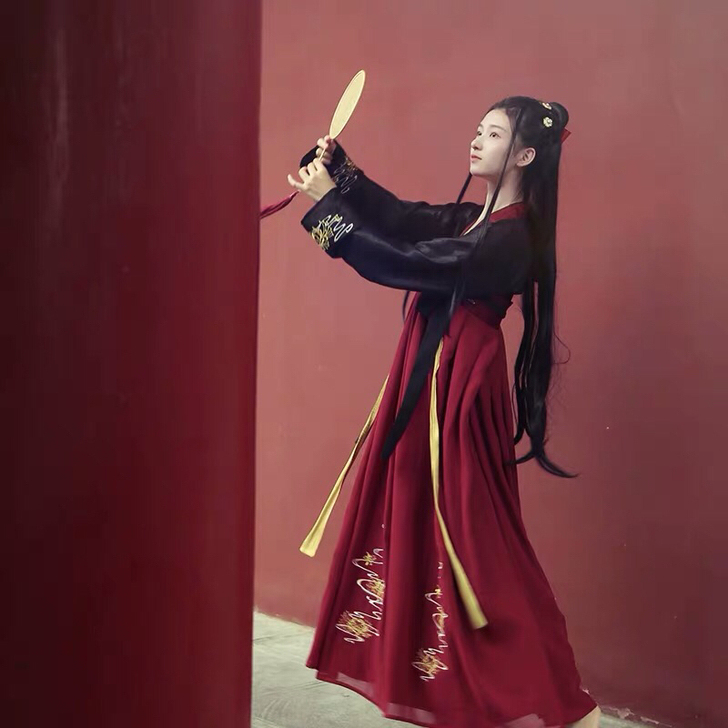 池夏曼珠沙华 若萝池夏原创设计改良汉服