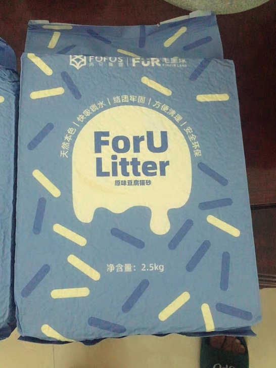 两只福狸豆腐猫砂宠物店清仓共5斤猫砂包邮猫...