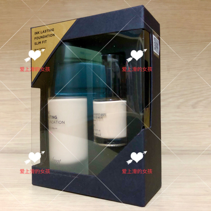 菲诗小铺水墨持久粉底液v201礼盒两件套保...