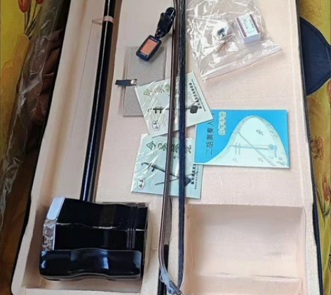 【原装5000多支铜轴二胡乐器】黑檀木二胡...