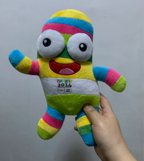 南京2014正版毛绒玩具吉祥物二胡卵子 品...