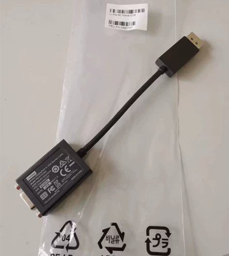 联想大DP转VGA转接线 转换器，立讯代工...