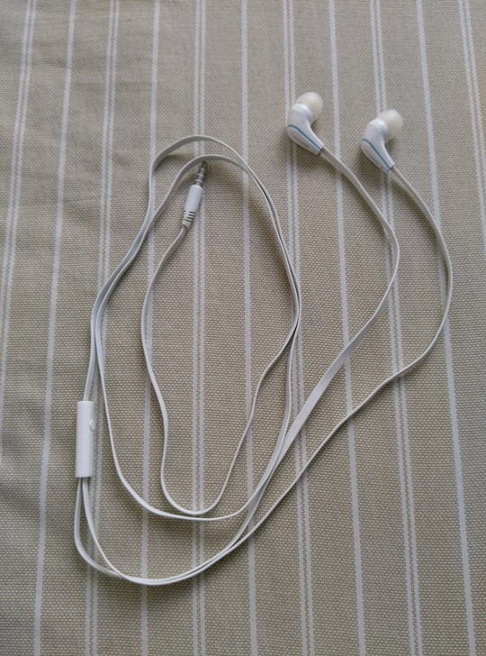 兰士顿耳塞式耳机 面条线耳机