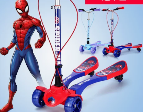 【亲子趴热卖价】迪士尼儿童滑板车蛙式2-3...