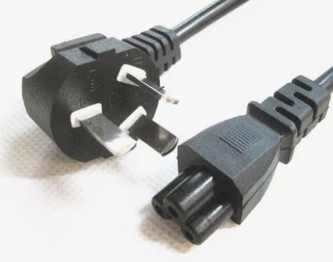 笔记本三芯电源线 笔记本电源线三孔梅花联想...