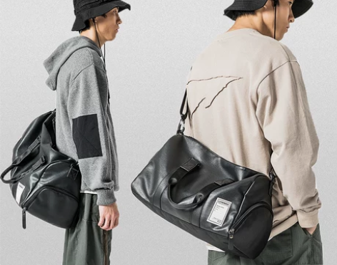 日系工装斜挎包男单肩包邮差包 健身包旅行包...