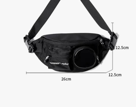 优胜者WINNER胸包男ins日系斜挎包休...