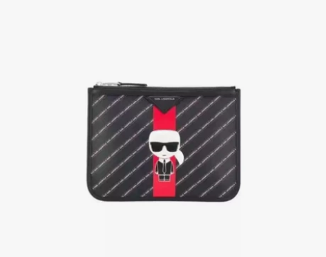 KARL LAGERFELD 女士黑色徽标...