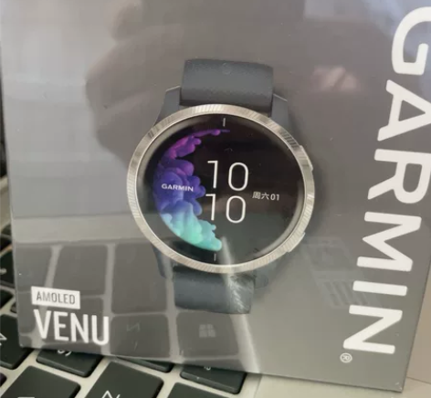 全新佳明venu手表，神秘灰色大码，闲置出...