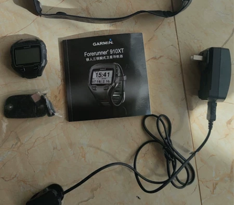 旧款Garmin铁三表盘 表带坏了 配心率...