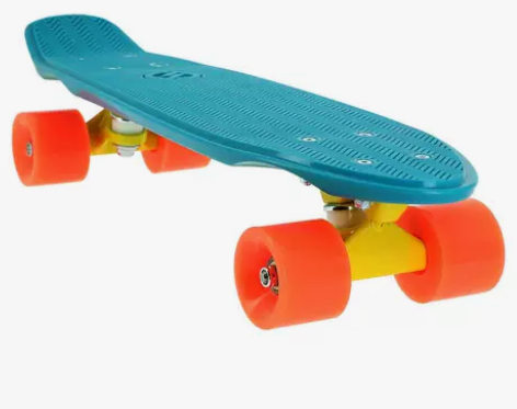 迪卡侬小鱼板滑板初学者女生男刷街代步专业板...