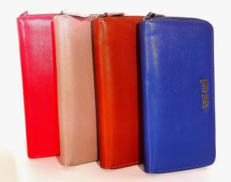 品牌撤柜正品长款时尚休闲商务手拿拉链三折折...