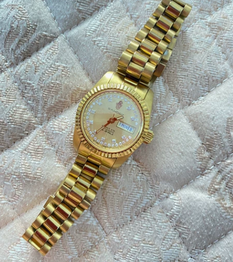 手表正品山度士/SANDOZ女表，有明显试...