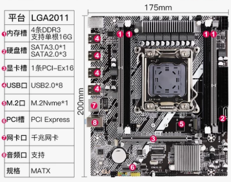 X79主板cpu套装六核八核志强E5工作室...